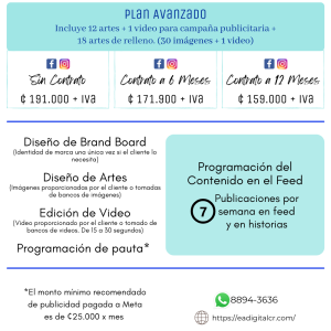 Plan Avanzado de Gestión de Redes Sociales EAdigital